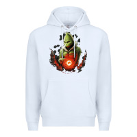 White Grinch Premium Hoodie - Unal Design