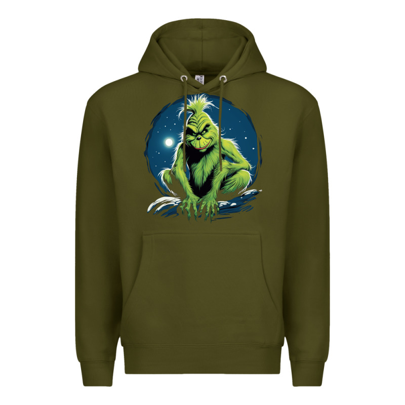 Grinch Premium Hoodie by Unal Design | Teevron