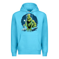 Ocean Blue Grinch Premium Hoodie - Unal Design