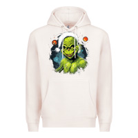 Pale Pink Grinch Premium Hoodie - Unal Design