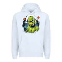 White Grinch Premium Hoodie - Unal Design