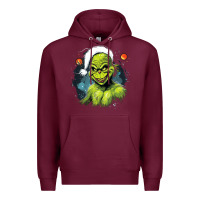 Burgundy Grinch Premium Hoodie - Unal Design