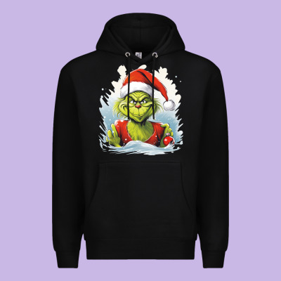 Grinch Premium Hoodie Designed By Unal Design