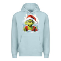 Blue Mist Grinch Premium Hoodie - Unal Design
