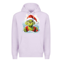 Lilac Grinch Premium Hoodie - Unal Design