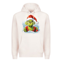 Pale Pink Grinch Premium Hoodie - Unal Design