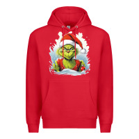 Red Grinch Premium Hoodie - Unal Design