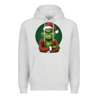 Dove Grey Grinch Premium Hoodie - Unal Design