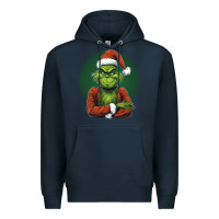 Navy Grinch Premium Hoodie - Unal Design