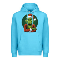 Ocean Blue Grinch Premium Hoodie - Unal Design