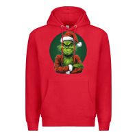 Red Grinch Premium Hoodie - Unal Design