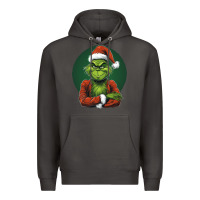 Smoke Grinch Premium Hoodie - Unal Design
