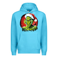 Ocean Blue Grinch Premium Hoodie - Unal Design
