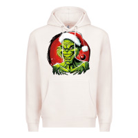 Pale Pink Grinch Premium Hoodie - Unal Design