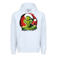 White Grinch Premium Hoodie - Unal Design