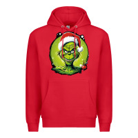 Red Grinch Premium Hoodie - Unal Design