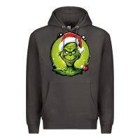 Smoke Grinch Premium Hoodie - Unal Design