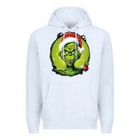White Grinch Premium Hoodie - Unal Design