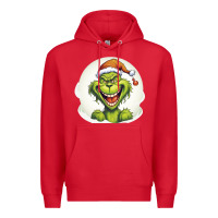 Red Grinch Premium Hoodie - Unal Design