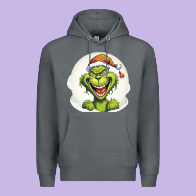 Grinch Premium Hoodie Designed By Unal Design