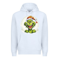 White Grinch Premium Hoodie - Unal Design