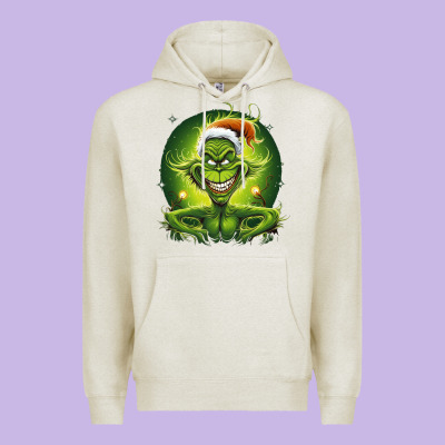 Grinch Premium Hoodie Designed By Unal Design