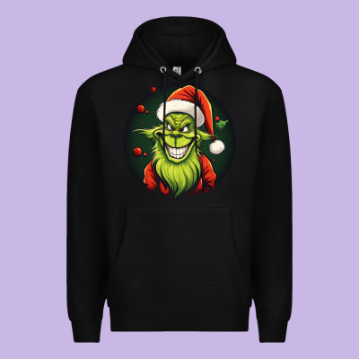 Grinch Premium Hoodie Designed By Unal Design