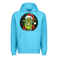 Ocean Blue Grinch Premium Hoodie - Unal Design