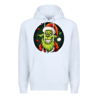 White Grinch Premium Hoodie - Unal Design
