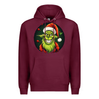 Burgundy Grinch Premium Hoodie - Unal Design