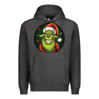 Charcoal Heather Grinch Premium Hoodie - Unal Design
