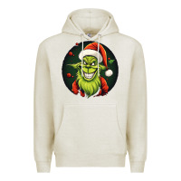 Oatmeal Heather Grinch Premium Hoodie - Unal Design