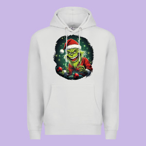 Grinch Premium Hoodie Designed By Unal Design
