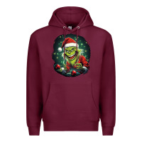 Burgundy Grinch Premium Hoodie - Unal Design