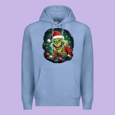 Grinch Premium Hoodie Designed By Unal Design