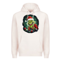 Pale Pink Grinch Premium Hoodie - Unal Design