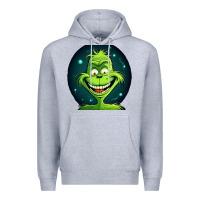 Heather Grey Grinch Premium Hoodie - Unal Design