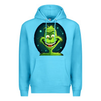 Ocean Blue Grinch Premium Hoodie - Unal Design