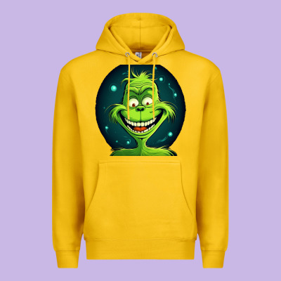 Grinch Premium Hoodie Designed By Unal Design