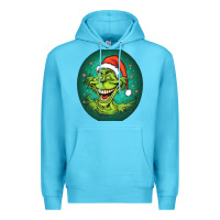 Ocean Blue Grinch Premium Hoodie - Unal Design