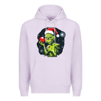 Lilac Grinch Premium Hoodie - Unal Design