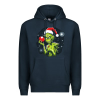 Navy Grinch Premium Hoodie - Unal Design