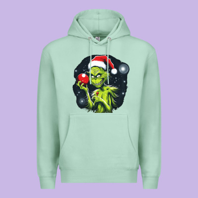 Grinch Premium Hoodie Designed By Unal Design