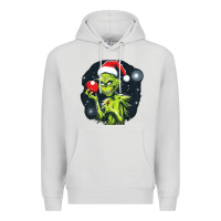 Dove Grey Grinch Premium Hoodie - Unal Design