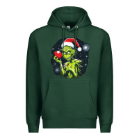 Sports Green Grinch Premium Hoodie - Unal Design