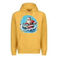 Mustard happy santa Premium Hoodie - Unal Design