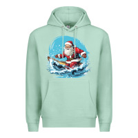 Seafoam happy santa Premium Hoodie - Unal Design