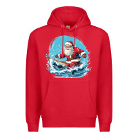 Red happy santa Premium Hoodie - Unal Design