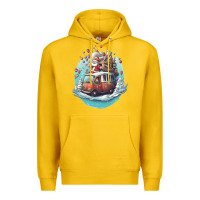 Lemon happy santa Premium Hoodie - Unal Design