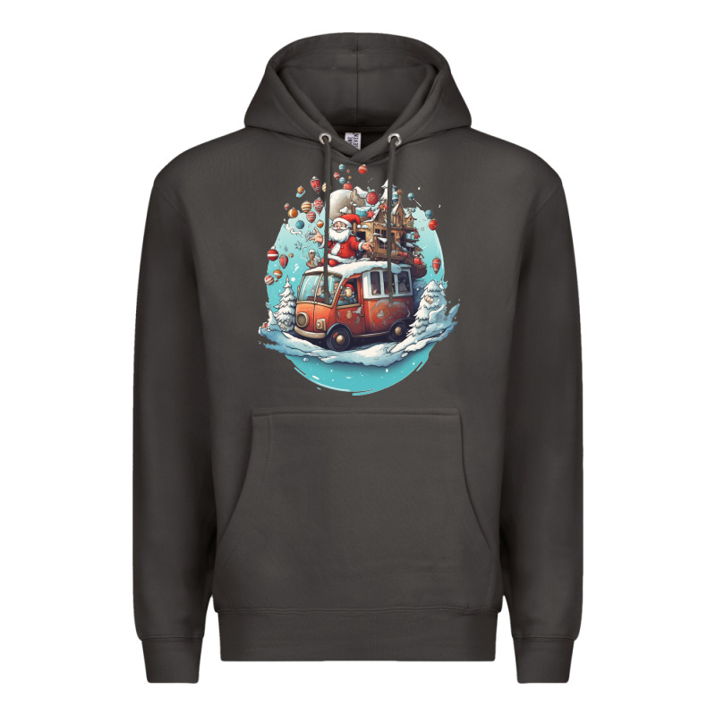 Happy Santa Premium Hoodie by Unal Design | Teevron